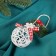 Ball plastic D-6 cm "lace" white