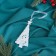 Christmas tree decoration "elegant shine" 7x14 cm, white