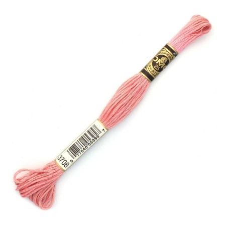 The threads of the DMC 117 (3708), 12 pcs. packaged