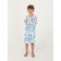 Children's robe with a hood, height 128 cm
