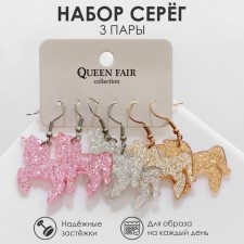 Acrylic earrings set 3 pairs of 