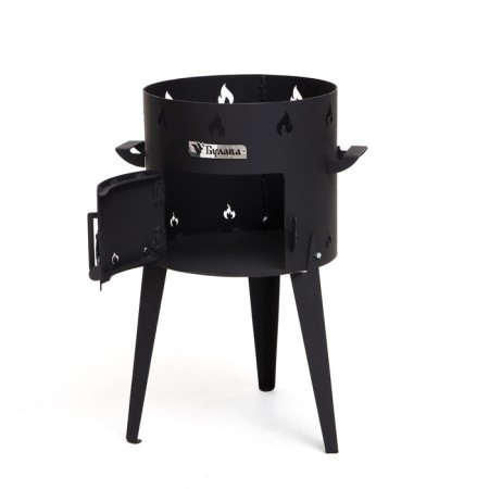 Bulava stove for a cauldron with a door, 8-10 l, d = 34 cm, metal 2 mm-2
