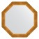 Mirror in the baguette frame, poisoned gold 59 mm, 60.4x60.4 cm