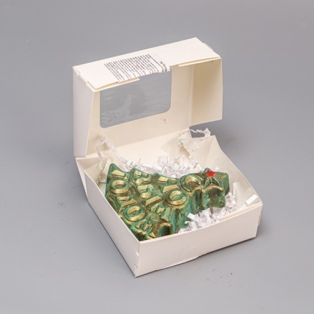 New Year. Chocolate figure "Christmas tree", 80 g-3