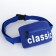 Bag for the belt Classik, 17*6*10, lightning departure, lining is 110cm, blue