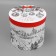 Box Gift round "Happy New Year!", 19.5 x 22 cm, New Year