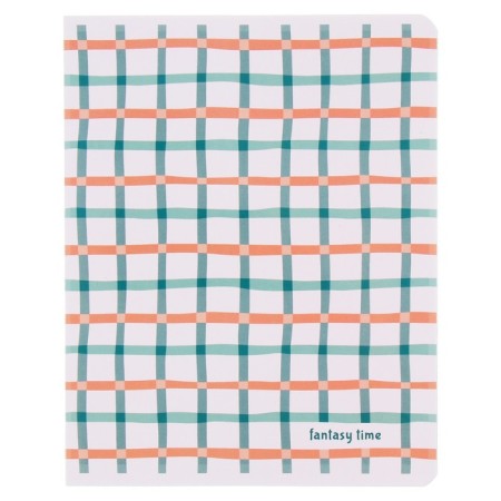 A notebook of 60 sheets in a cage on a clip "Fantasy Time", cover Cover Cardboard, Selective Lac, Mix-2