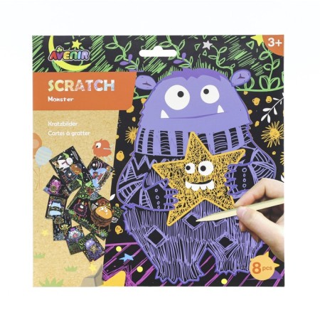 Set for creating paintings by Avenir Stylos "Monsters", engraving-1