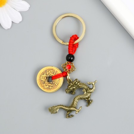 Trick Metal NECK "Chinese dragon" 5 coins h = 7.5 cm