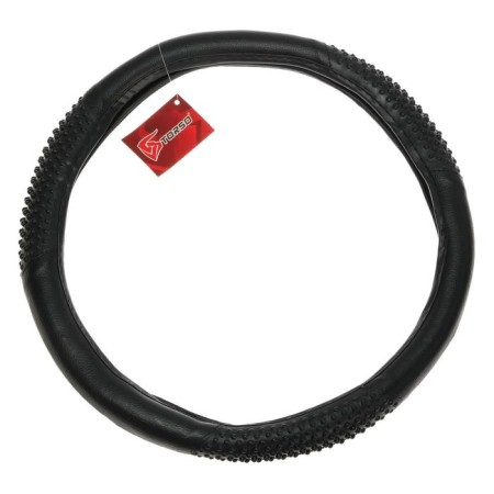 Torso steering wheel, 3 massage inserts, 38 cm, black-1