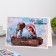 Postcard "Believe in yourself..." handmade, suitcase, 11.5x17 cm