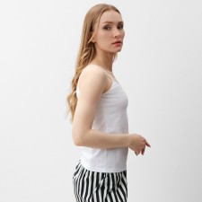 T -shirt female, white color, size 44