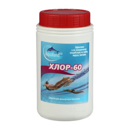 Aqualand chlorine-60 disinfectants, granules, 1 kg-2