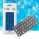 New Year! Stamping disk Metal "festive assorted", 12 × 6 cm