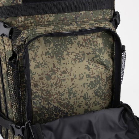 Tactical backpack, TAIF, 35 l, lightning department, 2 outer pockets, camouflage color/green-5