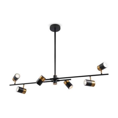 Suspended lamp 35W, 6xgu10, 72.5x96.5 cm, black-6