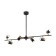 Suspended lamp 35W, 6xgu10, 72.5x96.5 cm, black
