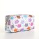 Cosmetic bag with lightning, white/multi -colored color