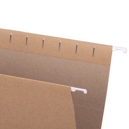 A4 hanging folders (350x240 mm) up to 80 l., Set 10 pcs., Craft cardboard, Staff, 270932-4