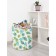 Basket for toys "Tropics from leaves, size 35x35 cm