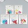 Busina for creativity plastic "Heart -colored, mother -of -pearl" mix 2.1x1.6x0.9 cm
