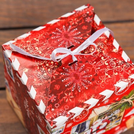 Folding box "Gift" 12 x 12 x 12 cm-2