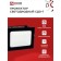 Flight LED in Home SDU-7, 70 W, 230 V, 6500 K, IP65, Black