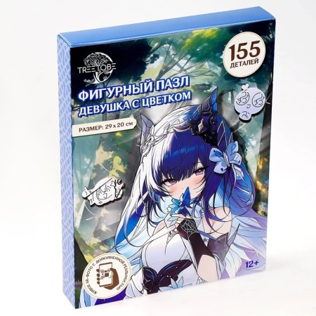 Puzzles wooden figured "Anime Girl", 155 elements-9