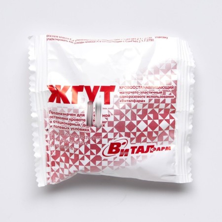 Building hemostatic "vitalfarm", swear-elastic disposable use, 1 pcs