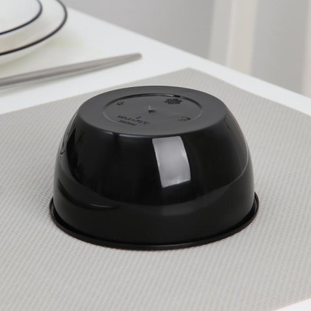 Container plastic disposable “Pier”, 360 ml, 11.2 cm, black color-1