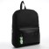 School textile school with pockets, 38x29x11 cm, black color