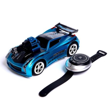 Radio -controlled machine "Turbo drift", voice control, shoots missiles, blue color