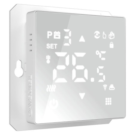Thermoregulator for warm floor W1151201, touch, Wi-Fi, white
