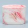 Ceramic pot with embossing, Kashpo "My Home", 8 x 5.5 cm