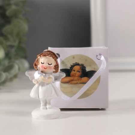 Souvenir Polystone "Girl Angel with silver wings" mix 3.5x2x5 cm-6