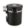A sealed container for storing ground coffee and coffee beans, 1.5 l, 15x12 cm, black