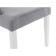 Wooden stool Elegance array of gvei/velor, white/gray 52x58x96 cm