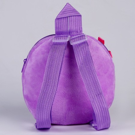 Baby backpack for anime girl, plush, purple color-3