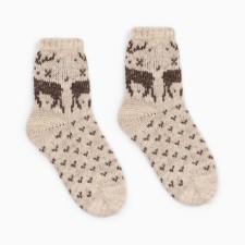 Nosk children's woolen, gray color, size 11-12