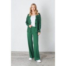Female set: cardigan and trousers, size 42