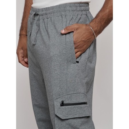 Sports male pants, size 48, gray color-14