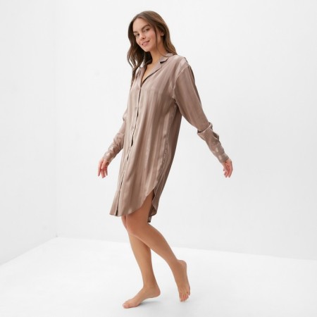 Female Bogochka Kaftan Silk "Stride" size 40-42, powder-3