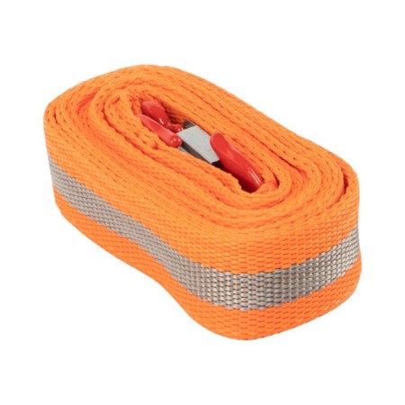 Towing cable stels, 5 tons, 2 hooks-2