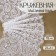 Lace elastic fabric, 175 mm × 23 ± 1 m, white color