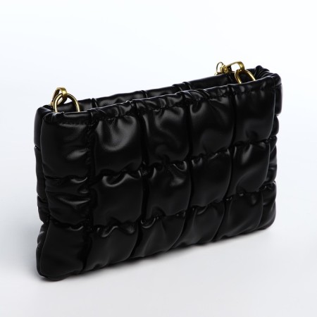 Lightning bag, long chain, black color-2