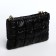 Lightning bag, long chain, black color