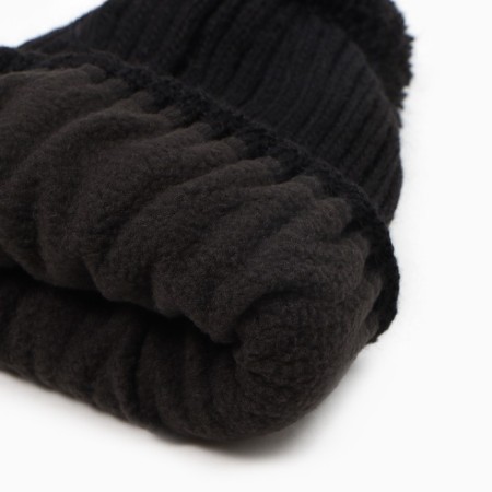 Kit for children (hat, snood), black color, size 52-54-1