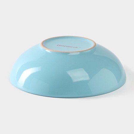 Bowl of ceramic shade "pastel", 700 ml, d = 18 cm, blue color-2
