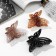 Hair crab "gloss" butterfly stripes, 7 cm, mix
