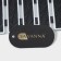 The rug is anti -slip into a bath on suction suvanna, 40 × 68 cm, black color